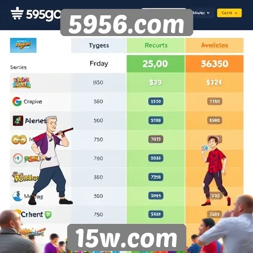Comparação entre 5956.com e outras plataformas de jogos
